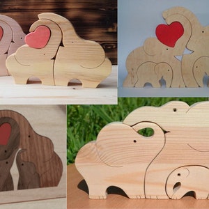 Pliki do laserowego cięcia słoni i królików, cyfrowe rzemiosło Glowforge do pobrania w formatach SVG, DXF, Cdr i PDF