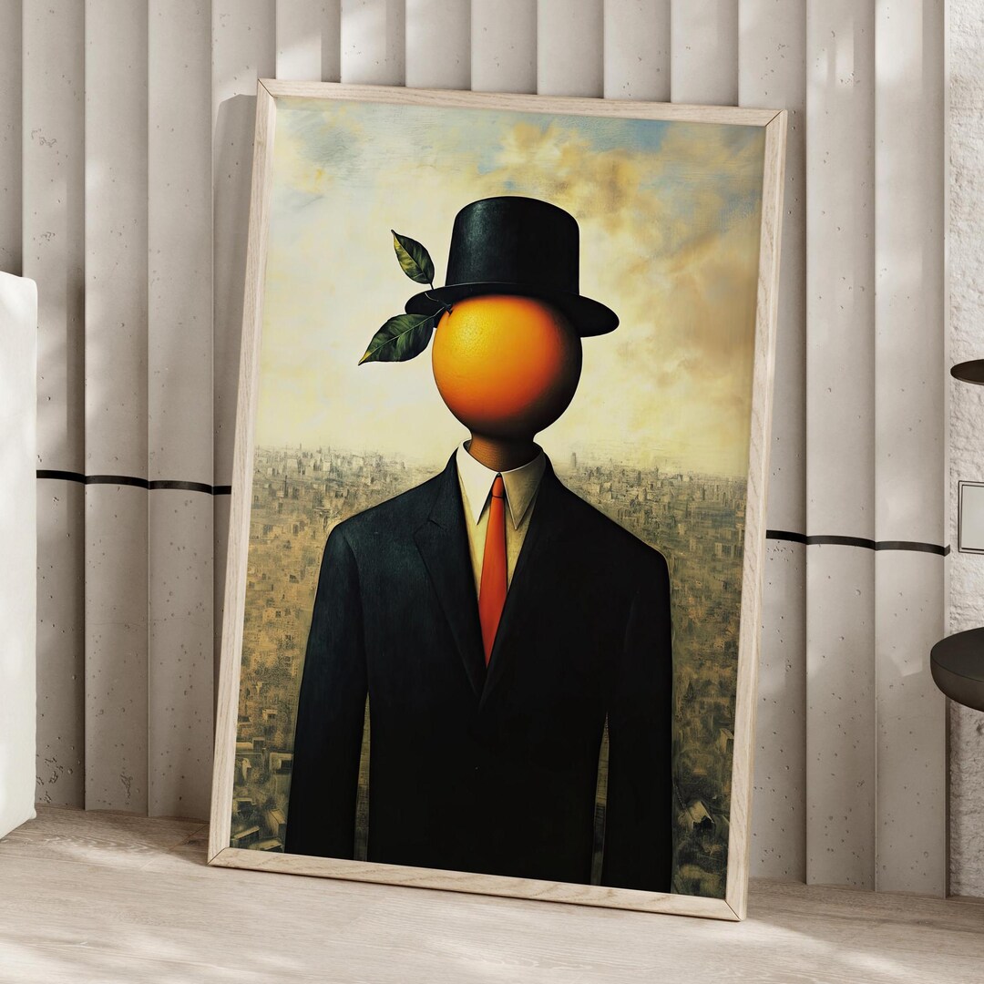 De zoon van de mens door Rene Magritte schilderijen op de muur canvas