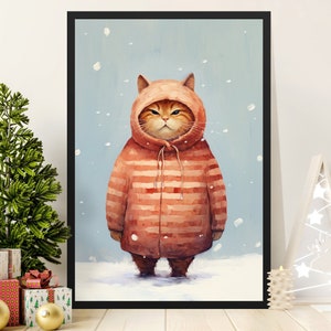 Cute angry cat - Cartoon Animals - Posters and Art Prints