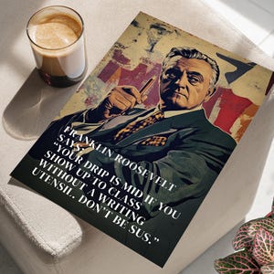 School Encouragement Poster or Canvas Print, Humorous Motivational Classroom Poster, Gen Z Slang Class Posters, Teacher Typography Art Print