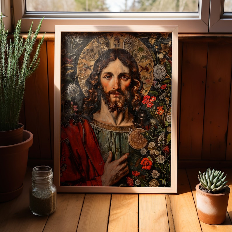 William Morris Inspired Canvas Print