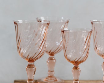 Rosaline Arcoroc stemware