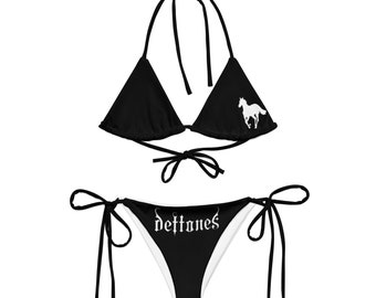 Deftones Band String Bikini Custom Goth Emo Grunge Alternative Fashion Summer Swimwear