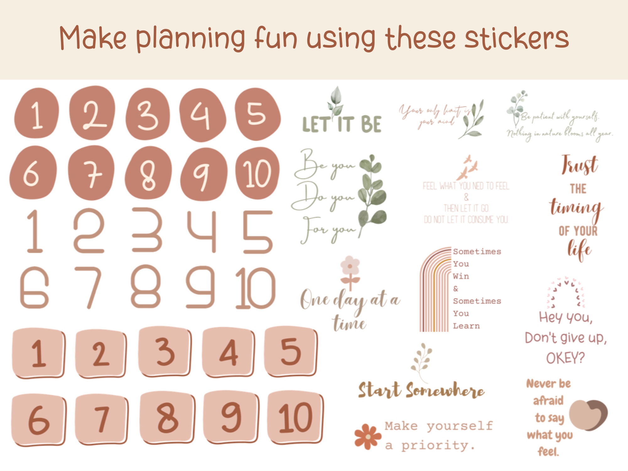 180+ Digital Stickers Goodnotes, Digital Planner Stickers, PNG, Pre ...