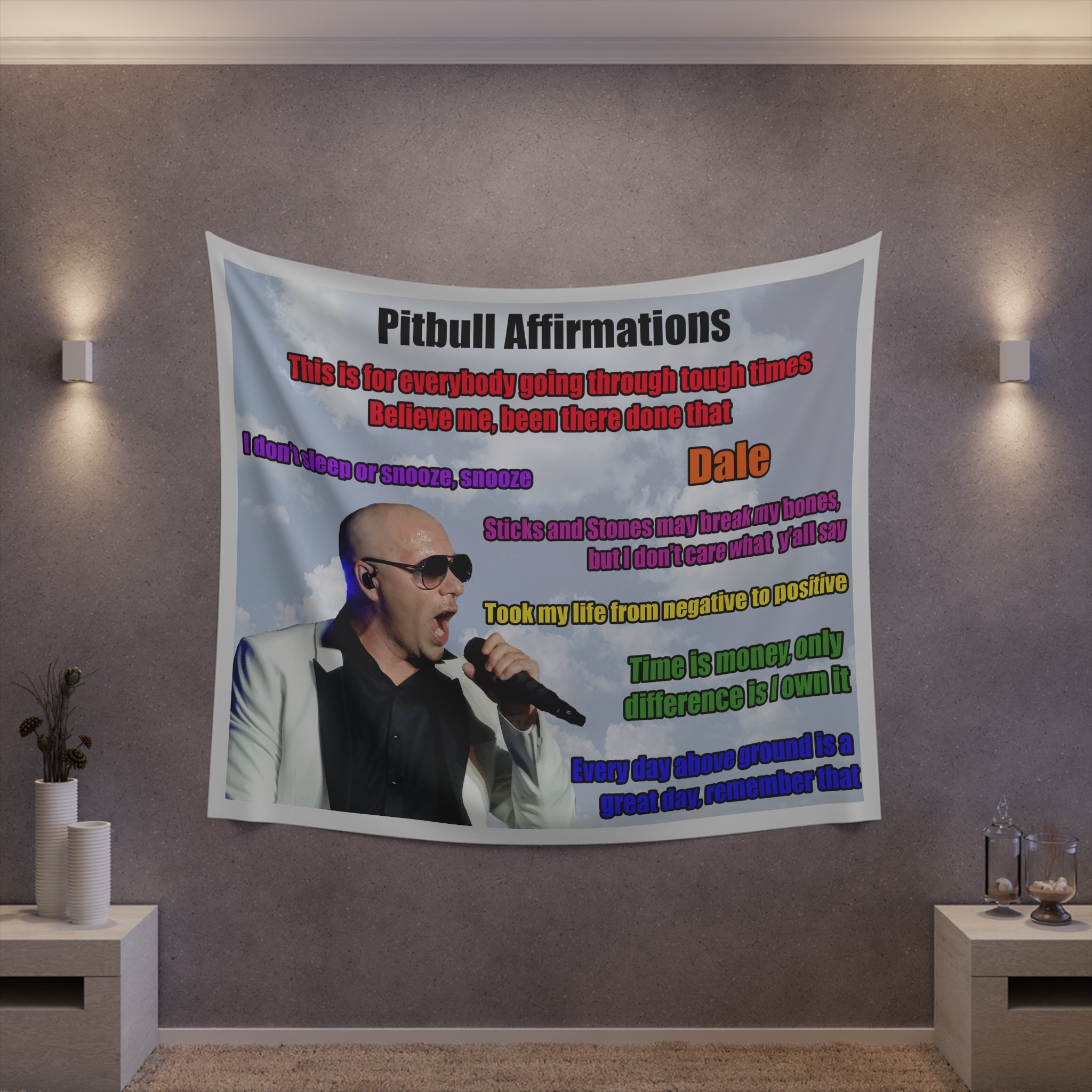 _.XD Pitbull, Funny Meme Tapestry for Sale by memeology69