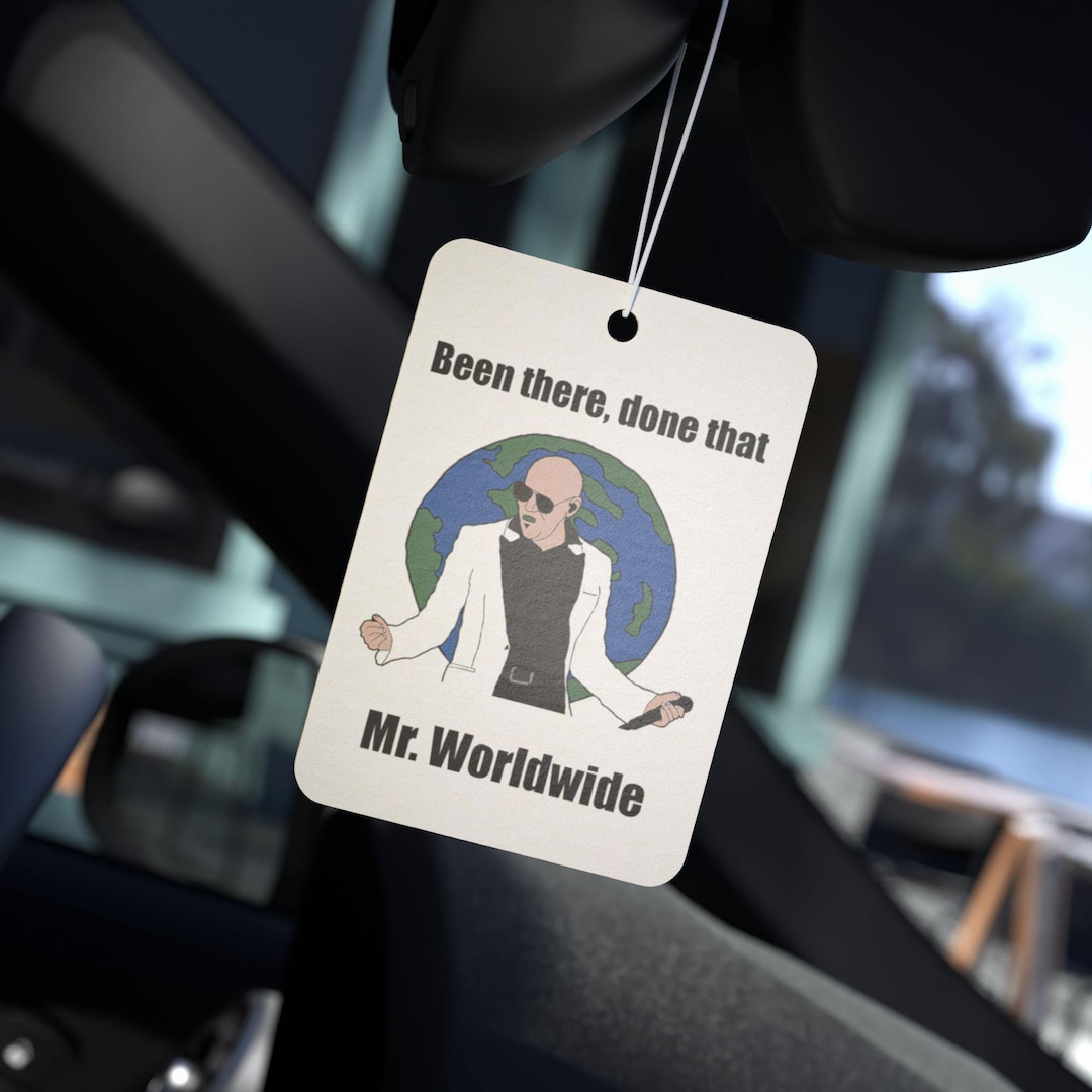 Pitbull Mr. Worldwide Meme Car Air Freshener - Etsy