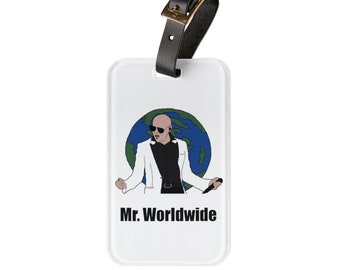 Pitbull Rapper Mr Worldwide Luggage Tag