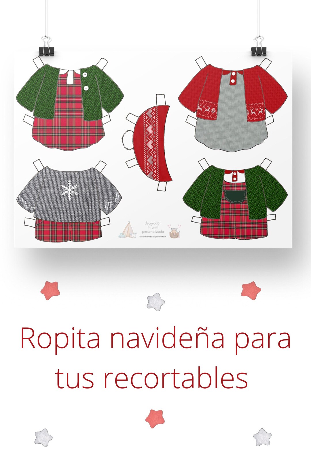 Paperdoll, Cutout Paper Doll, Clothes to Download and Print, Digital