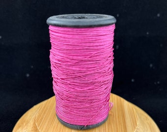 Fio de aço inoxidável rosa fosco, material para arte com barbante (200 m)