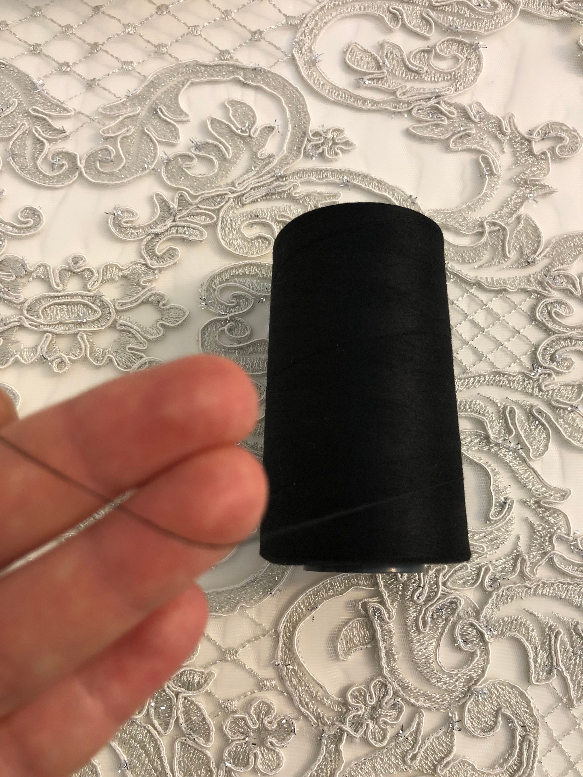 Black String Art Thread, Portrait Auxiliary Material (5000 Meters) - Etsy