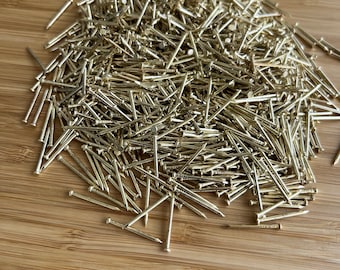 Nails for String Art, 1000 Pcs 0.79 Inch Nails for String Art Projects, Small Nails, Four Color, Nickel Nails, Flat Head Nails,