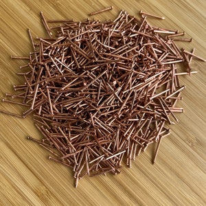 Nails for String Art, 1000 Pcs 0.79 Inch Nails for String Art Projects, Small Nails, Copper Color, Nickel Nails, Flat Head Nails,