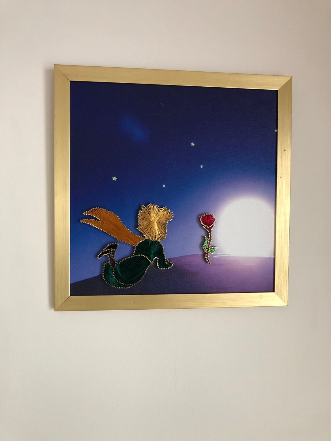 The Little Prince Home Decor, the Little Prince Wall Decor, String Art Decor, Little Prince With