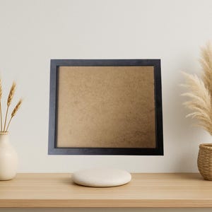 Modern Flat Picture Frame – FSC Wood, Foil Finish, Custom Sizes