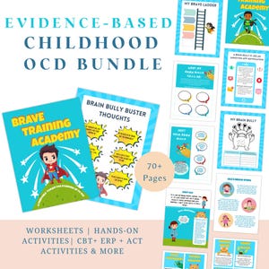 Arbetsbok för OCD i barndomen, förebyggande av exponeringsrespons, OCD-arbetsblad, resurser för kuratorer, OCD-aktiviteter