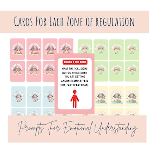 ZONES of Regulation Game, Emotion Island Kids Social Skills Game ...