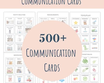 Editable Picture Communication Cards, Communication, Speech Therapy Materials. Autism, Speech Delay Communication Book, special education