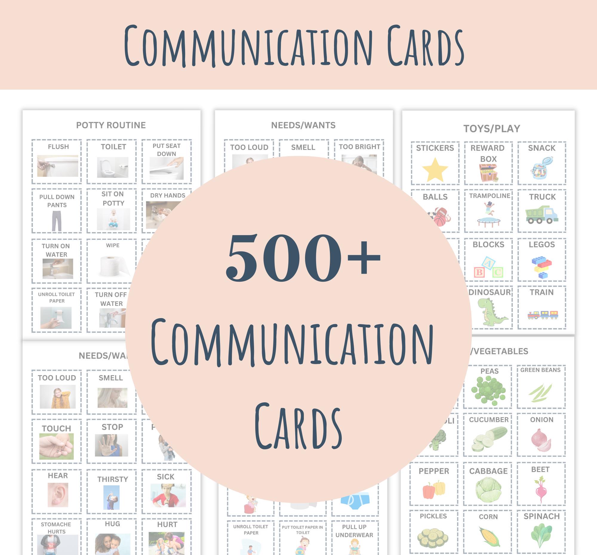 Object Communication Cards Editable Picture Communication Cards, Communication, Speech Therapy ...