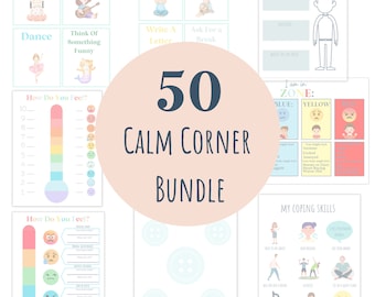 Zones of Regulation, Calm Down Corner Activity, Kids Mindfulness Activity, Kids Coping Skills Activity, Autism Support