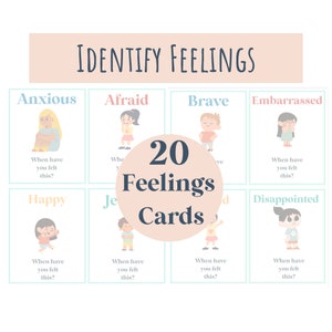 Tarjetas de emociones, Actividad de identificación de sentimientos, Actividad de habilidades sociales, Materiales para el rincón de la calma, Habilidades de regulación emocional, Habilidades de afrontamiento