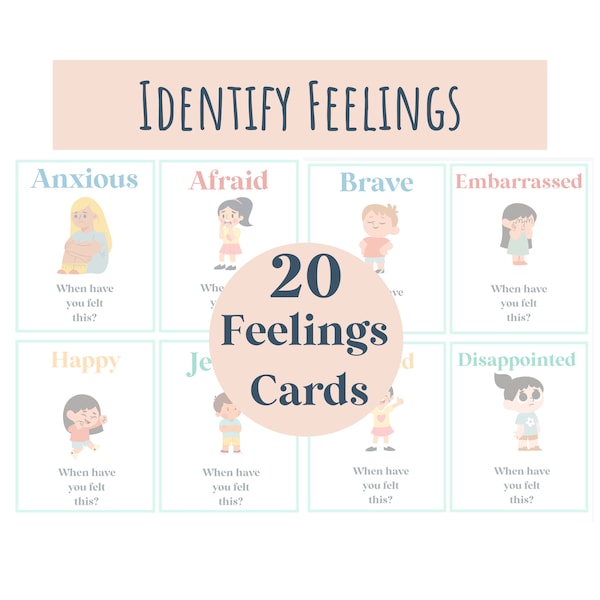 Emotion Cards, Identify Feelings Activity, Social Skills Activity, Calm Corner Materials, Emotional Regulation Skills,Coping Skills