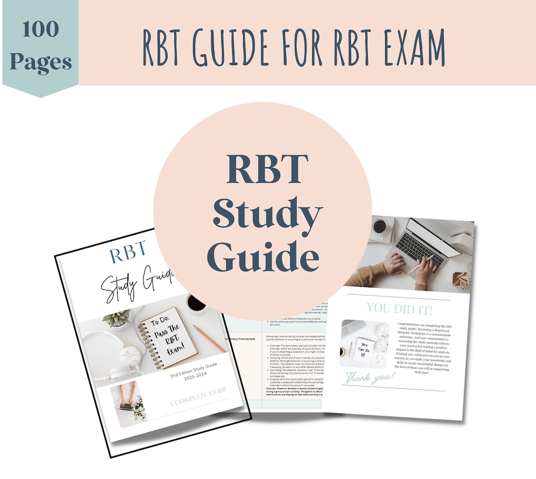 RBT Exam Study Guide Bundle, 2nd Edition RBT Exam, Study Prep Materials