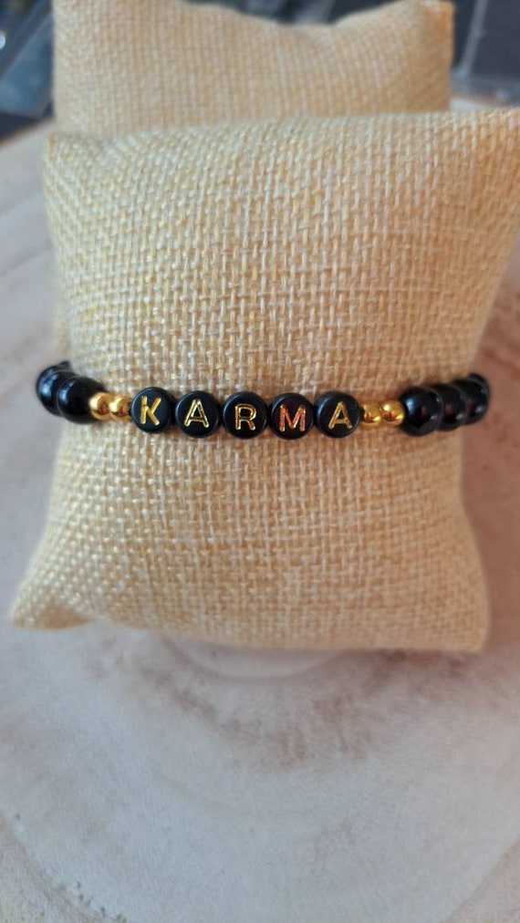 Karma Black Bracelet - Main Image
