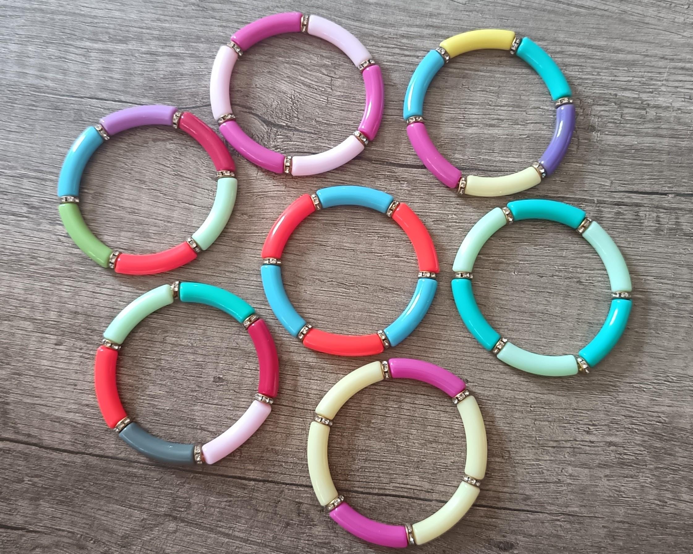 Girabrilla - Bracelets Nice Group Fluo en Sequins, 1 Bracelet Surprise