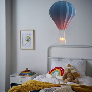 Hot air balloon kids baby room nursery light decor hot air balloon lampshade kids lampshade boys lampshade girls