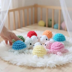 No sew Turtle crochet pattern, Amigurumi Kawaii Crochet Keychain, Turtle DIY PDF Tutorial in English, Cute Baby Shower, Christmas Gift Idea