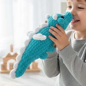 No Sew Dragon Crochet Pattern PDF Beginner Friendly Amigurumi Plushy Fantasy Stuffed Animal Toy