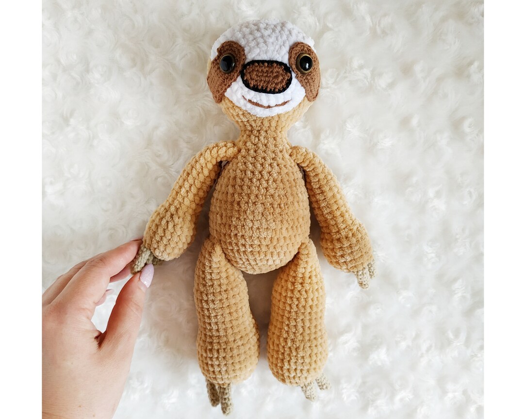 Sloth Plush Crochet Pattern Amigurumi Tutorial PDF in English - Etsy