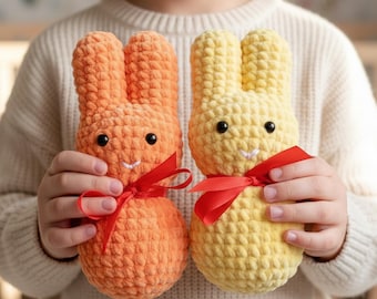 No Sew Marshmallow Bunny Crochet Pattern Beginner Friendly Easter Rabbit Amigurumi Tutorial