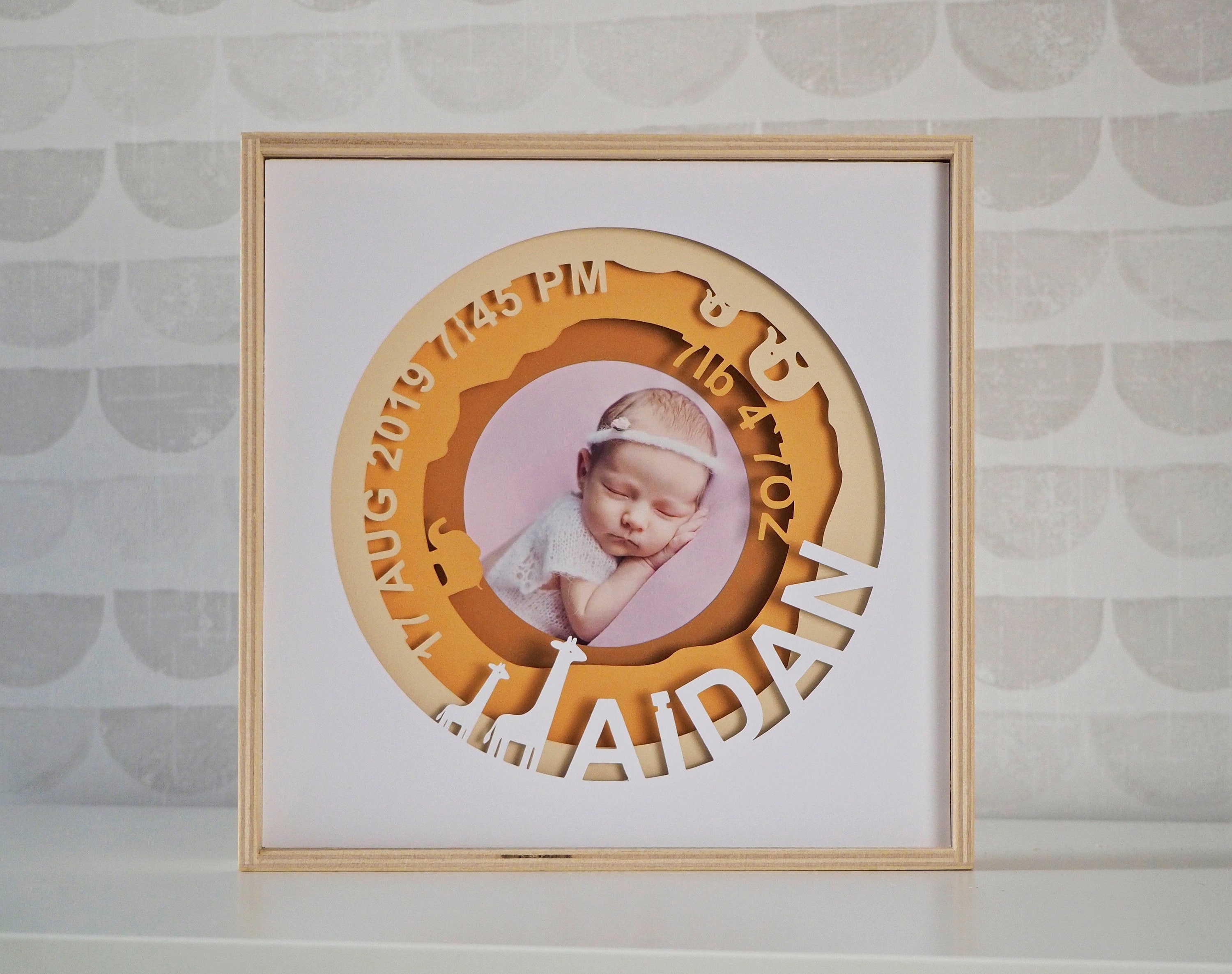 VonHaus Baby Scan Photo Frame, Multi-Photo Cadre Liban