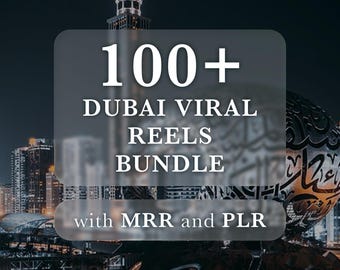 Más de 100 videos virales de Dubái, videos del Burj Khalifa, videos de la ciudad de Dubái, videos de Instagram, videos de redes sociales, TikTok viral, videos de los Emiratos Árabes Unidos, MRR, PLR