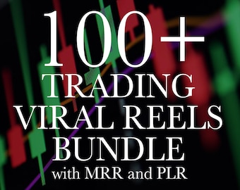 100+ Trading Viral Reels Bundle, Trading Motivation Reels, Crypto Reels, Tiktok, Instagram Reels, Youtube Shorts, MRR, PLR
