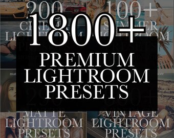 1800+ Lightroom Presets Premium, Lightroom Mobile Presets, Lightroom Desktop Presets, Summer Presets, Photo Filter, Presets Bundle
