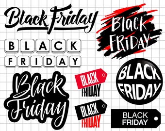 Black Friday Svg Bundle, Cyber Monday Svg, Shopping Svg, Sale Svg, Christmas Svg, Clipart, Digital Download