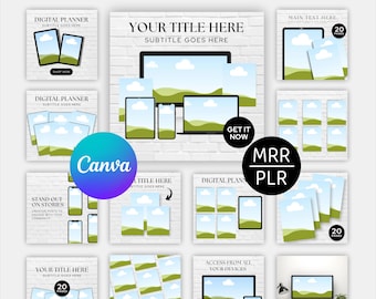 380+ Etsy Listing Mockup-Vorlagen, Videovorlagen, bearbeitbare Canva, Mockups für Etsy-Artikel, Bild-Mockup-Vorlagen, MRR, PLR