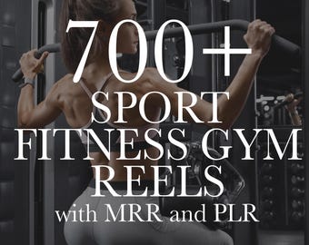 700+ Fitness GYM Reels Bundle, Tiktok, YouTube Shorts, Instagram Reels, Training Fitness Reels, Gym Fitness Videos, Motivational, MRR, PLR