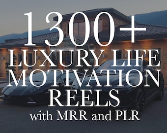 1300+ Luxury Lifestyle Motivation Reels 2025, Business Reels, Rich Luxury Videos, Cars, Yacht, Plane, Inspiration Podcasts, MRR/PLR