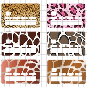 Carte de crédit Skin Svg, Svg de carte de crédit léopard, modèle de carte de crédit, Svg de couverture de carte Ebt, téléchargement numérique
