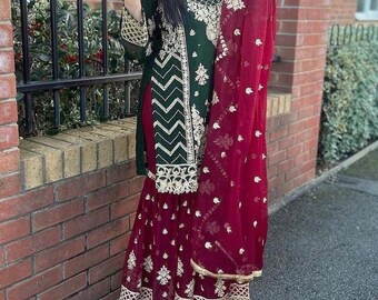 Pakistani designer fancy gharara