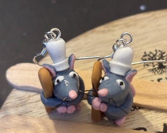 Ratatouille Little Chef Earrings