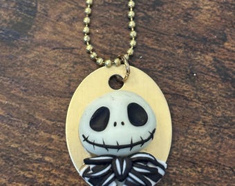 Jack Skellington pendant inspired by the Nightmare Before Christmas
