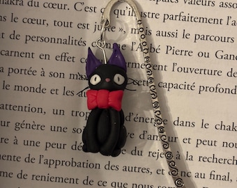 Bookmark Little black cat Gigi inspired by Kiki's Delivery Service