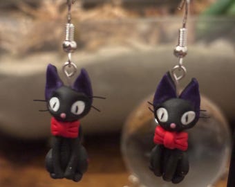 Gigi Cat Earrings inspired by Kiki's Delivery Service