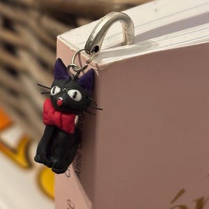 Bookmark Little black cat Gigi inspired by Kiki&#39;s Delivery Service