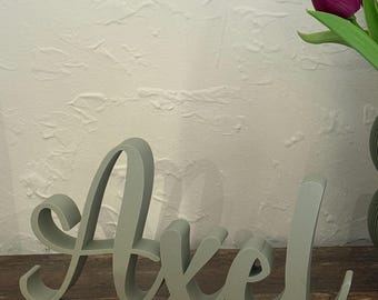 Nome 3D personalizzato | Decorazione per Eventi, Battesimo, Comunione, Cresima | Home Decor