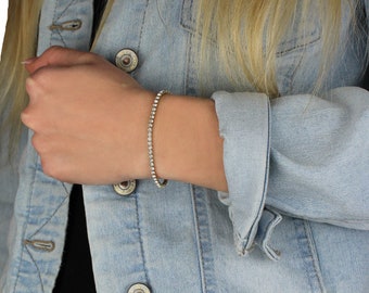 Golden Gemstones Bracelet – Damen Armband mit Edelsteinen besetzt und einer 14k Echtgoldveredelung